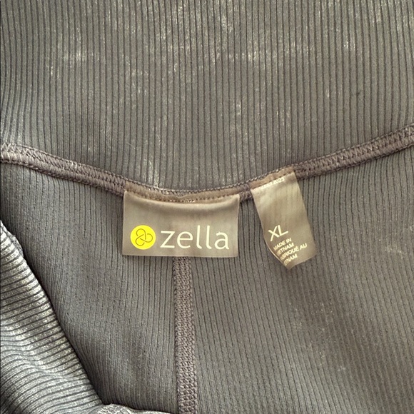 Zella Snow Wash Ribbed Bike Shorts - Picture 6 of 6